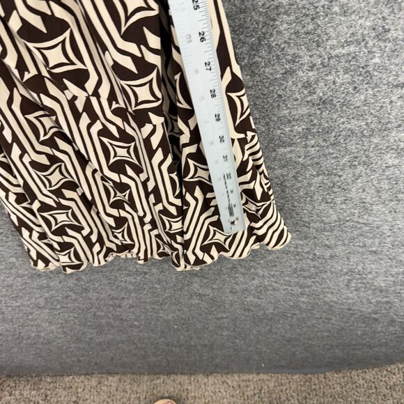 City Triangles Dress Women M Medium Black Geometric Sheath Midi Halter Neck - Picture 4 of 6